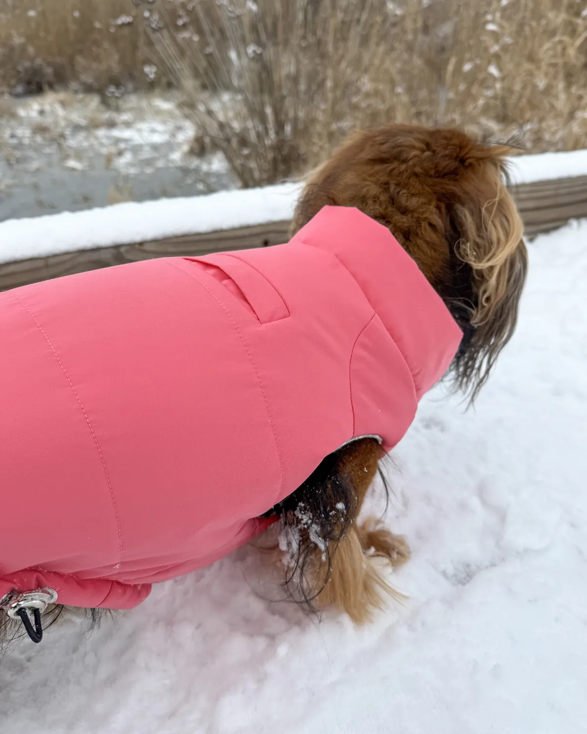 Snowline™ Puffer Dog Coat - Rose Petal Pink