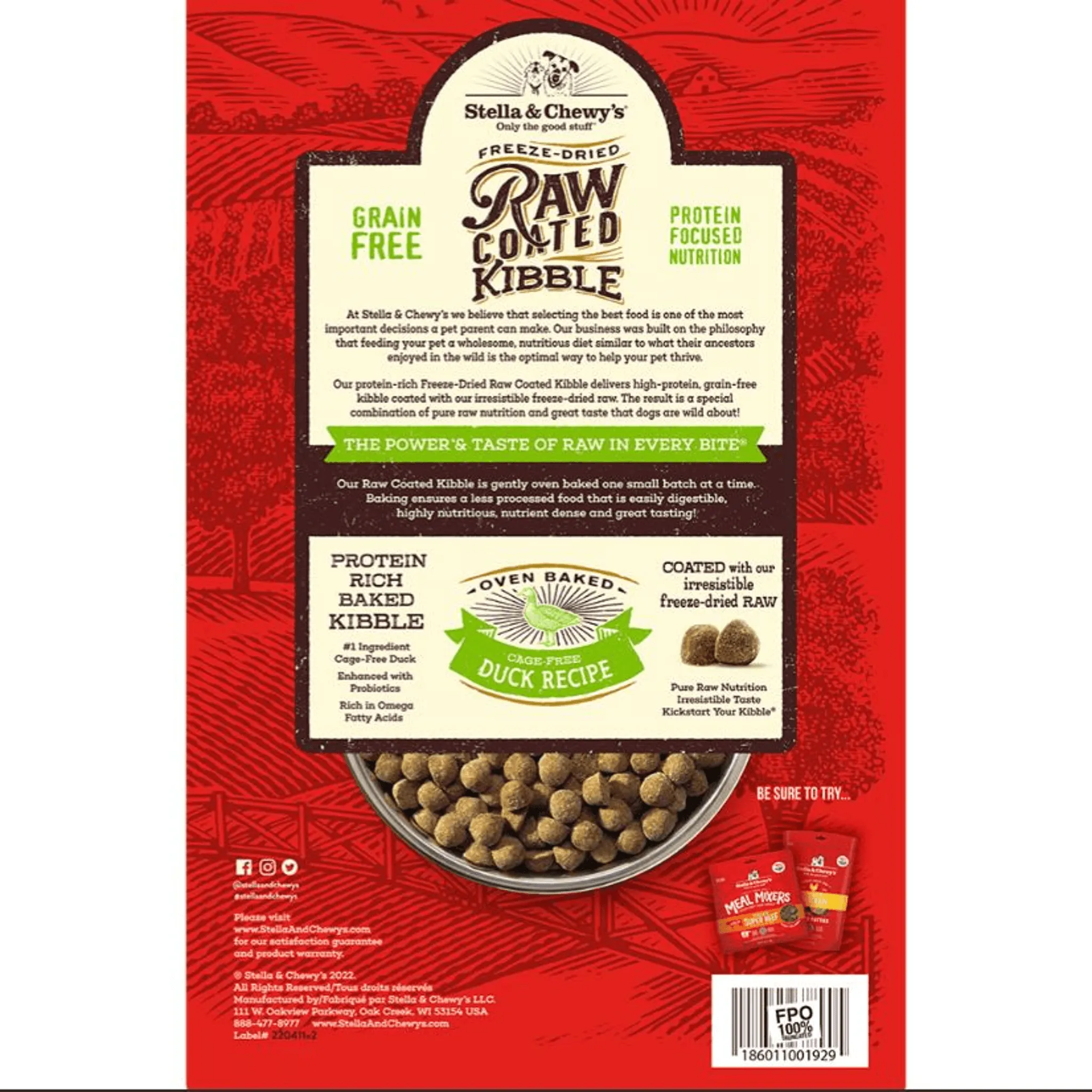 Stella & Chewy's Raw Coated Dry Dog Food
