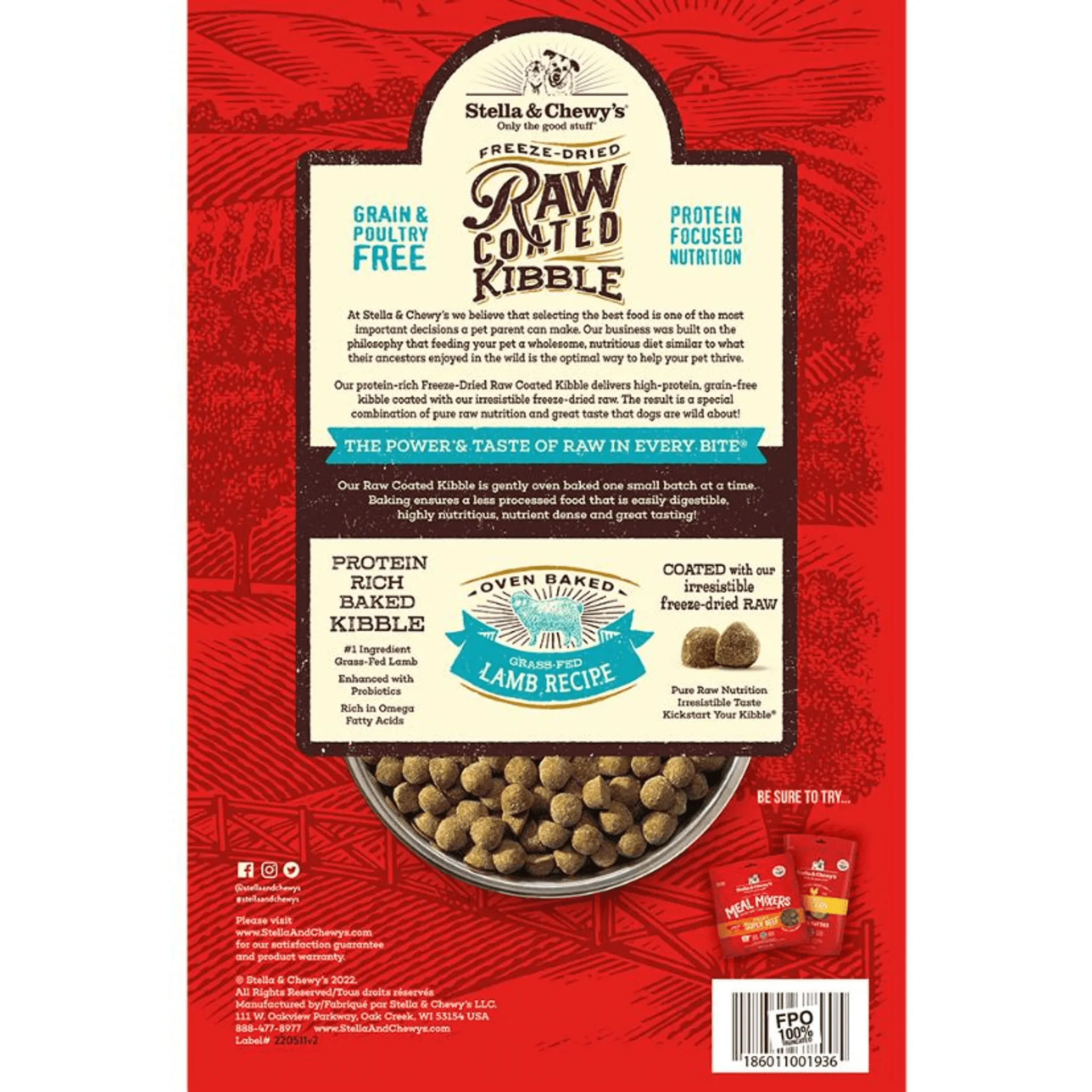 Stella & Chewy's Raw Coated Dry Dog Food