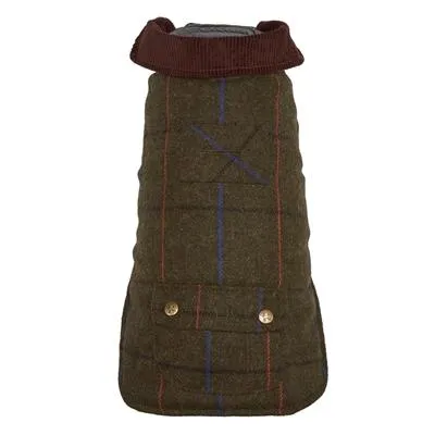 Winter Dog Coat - UpCountry Green Tweed Coats
