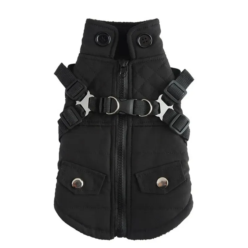 Winter Pet Dog Warm Jacket Outdoor Waterproof Dog Coat