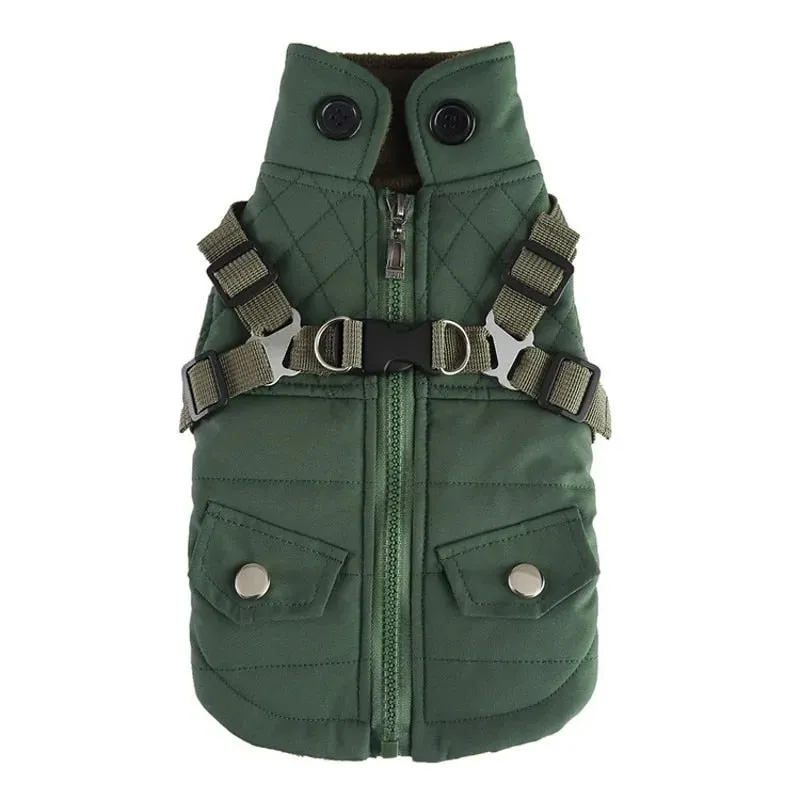 Winter Pet Dog Warm Jacket Outdoor Waterproof Dog Coat