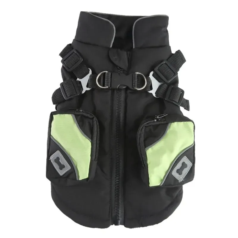 Winter Pet Dog Warm Jacket Outdoor Waterproof Dog Coat