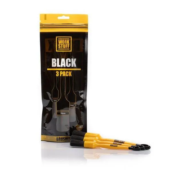 WORK STUFF | Detailing Brush Black 3 pack