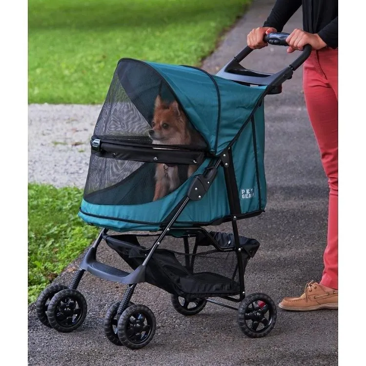 Zipperless Pet Stroller - Pet Gear Happy Trails No-Zip Pet Stroller